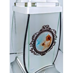 PROMO LAMPION/BARYŁKA/ANIOŁ/BIAŁY-SR./6/GOLD