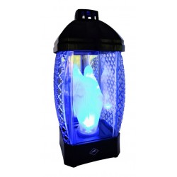 LAMPION GLAMOUR KAPLICZKA DUŻA LED / CZARNA / 1 SZTUKA