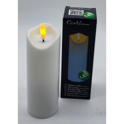 ŚWIECA/WOSK/2-20/WAX/ŚREDNIA/WĄSKA/CORTINA/WHITE/5x15...