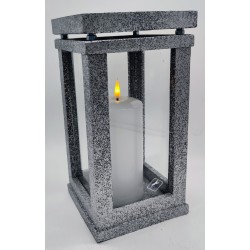 LAMPION/ŻYWICA/DOMINO/SREBRNY/2 GAT./6/GOLD