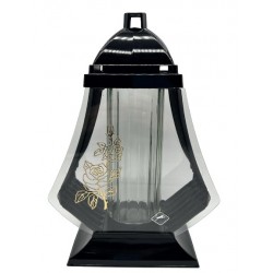 ZNICZ KAPLICZKA LAMPION HS /RÓŻE/ ZŁOTA /4