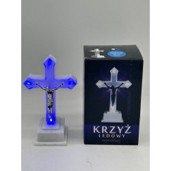 KRZYŻ/LEDOWY/HERMES/6/200/NIEBIESKI/ZAWIERA BATERIĘ/GOLD