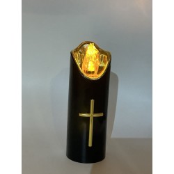ŚWIECA ZŁOTO/ SREBRO CZARNA RICO CORTINA 5X15 CM 2/23/LUX...