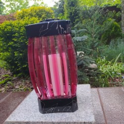 LAMPION/GLAMOUR/1/CZERWONY/4-8/GOLD