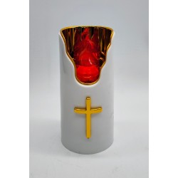 ŚWIECA ZŁOTO / SREBRO SUBITO WHITE GOLD RED/ H-150 C707...