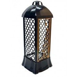 LAMPION/GLAMOUR/KOLUMNA/WYSOKA/+RAMKA/ZŁOTA/CZARNA/R5/6
