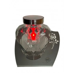 LAMPION SERCE P-109 /1325/ SOLARNE / N / SREBRNA-RÓŻA /...
