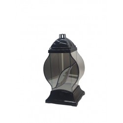 LAMPION Q STOPSOL CZARNY ŁZA/ 1 SZTUKA