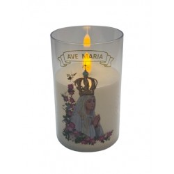 ŚWIECA/LED/8-24 JFN/W/TUBIE/12,5CM fi 7,5 CM./AVE...