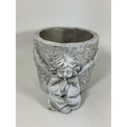 OSŁONKA BETONOWA ANIOŁ 14X11X10 / SZARA / MHC-45031M