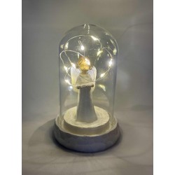 ANIOŁEK/KLOSZ/MAŁY/SN55878/3/CIENKI-KSIĄZKA/LED