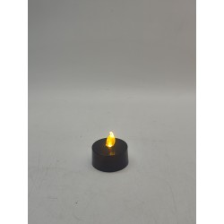 ŚWIECA , PODGRZEWACZ LED CZARNY TEALIGHT /XSD-105/4X4 CM/24