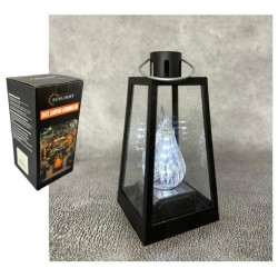 LAMPION / LED / ZNICZ PLASTIKOWY TRAPEZ Z PŁOMIENIEM...