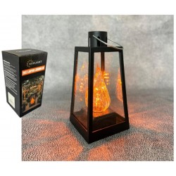 LAMPION / LED / ZNICZ PLASTIKOWY TRAPEZ Z PŁOMIENIEM...