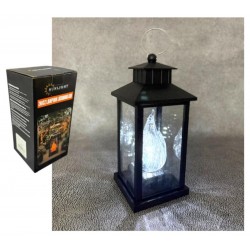 LAMPION / LED / ZNICZ PLASTIKOWY PROSTOKĄT Z PŁOMIENIEM...