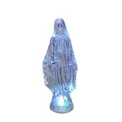Figurka MARYJKA TRANSPARENTNA LED RGB / 25,5x9 cm /...