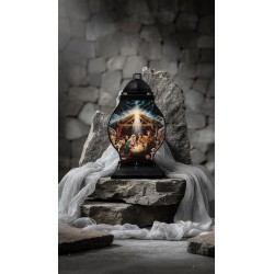 LAMPION Q CZARNY / SZOPKA / 6
