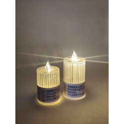ŚWIECA/LED/SUBITO(864) C510 3LR44/ D58H146 BIAŁA / BIAŁE...