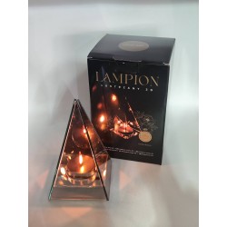 ASC25725 LAMPION LUSTRZANY STOŻEK 3D 20CM