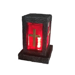ZNICZ KAPLICZKA SMD (1033) LY-5012 12X12X17 CIEMNO SZARY...