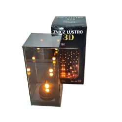 Lampion / latarnia / szklany 3D / kwadrat SL-K2 / D...