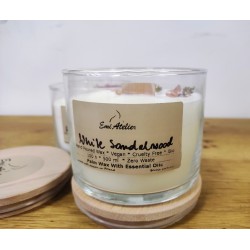 ŚWIECA  SOJOWA / White Sandalwood / RURA 500/ 1 SZTUKA