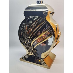 Lampion / Znicz Obelix DUŻY Rose Metaliczny / złoty / imp...