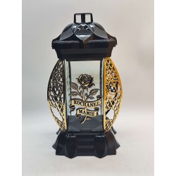 ZNICZ-LAMPION 13 RG/ ZŁOTY - RÓŻA GIĘTA / 6
