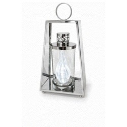 LAMPION / METAL-STAL / TRAPEZ DUŻY / LN2529S / SREBRNY / 12