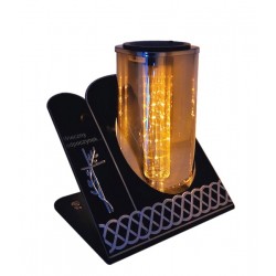 ZNICZ 3D / SOLAR / TUBA / AKRYL / KRZYZ SREBRNY / 11