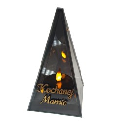 Lampion / latarnia / szklany 3D / DEDYKACJA -...