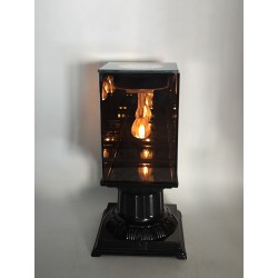 Lampion NKKFV czarny Si 3D solarny / kolumn tworzywo / 6