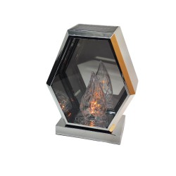LAMPION DIAMENT SOLARNY / SREBRNY / ŻYWY PŁOMIEŃ-WIELOLED...