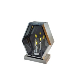 LAMPION DIAMENT SOLARNY / SREBRNY / SWIECA SREBRNA...
