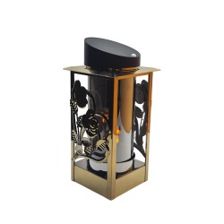 LAMPION / METAL-STAL / KWADRAT-KWIATY-RÓŻA / SOLARNY /...