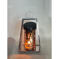 Lampion solarny LN-SL2528Z złoty stożek LED z czujnikiem...