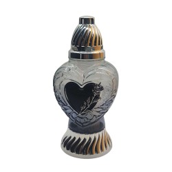 ZNICZ ZP577 N SREBRNE DECOR-SERCE RÓŻA SREBRNA /...
