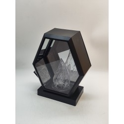 Lampion diament czarny żywy płomień-ciepły / ML025 /4-8/...