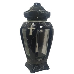 PROMO LAMPION/FLARIS-2/4/8/CZARNY-SREBRNA NITKA/GOLD