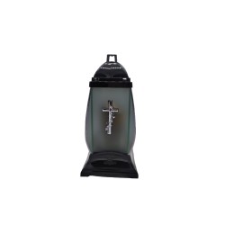 PROMO LAMPION/BARYŁKA/CZARNY/MAT/SREBRNY-KRZYŻ I OBWÓDKA/6