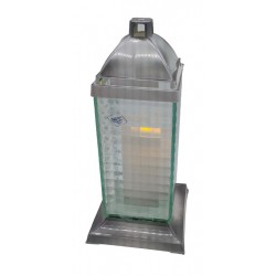 LAMPION/KWADRAT/DUŻY/5D/BIAŁY-SREBRNY/6